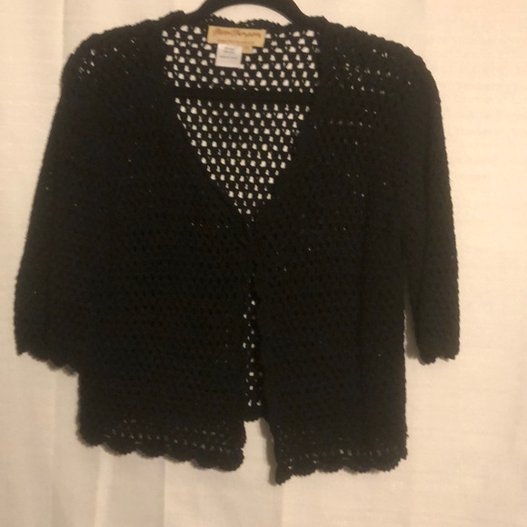 Other - Black knit shrug size medium